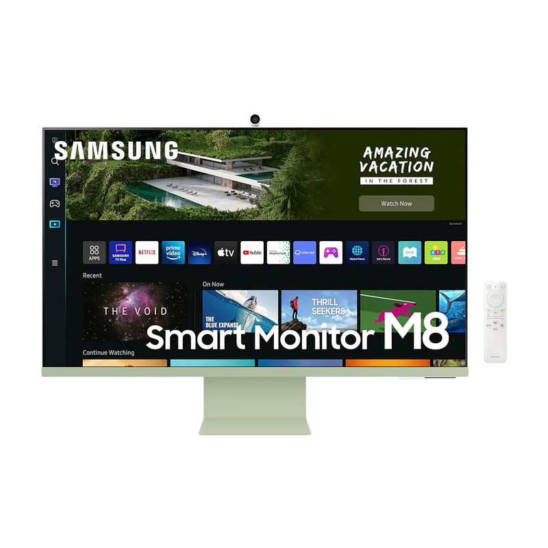 Samsung M8 32'' 60Hz UHD Flat Smart Monitor - Spring Green -  شاشة